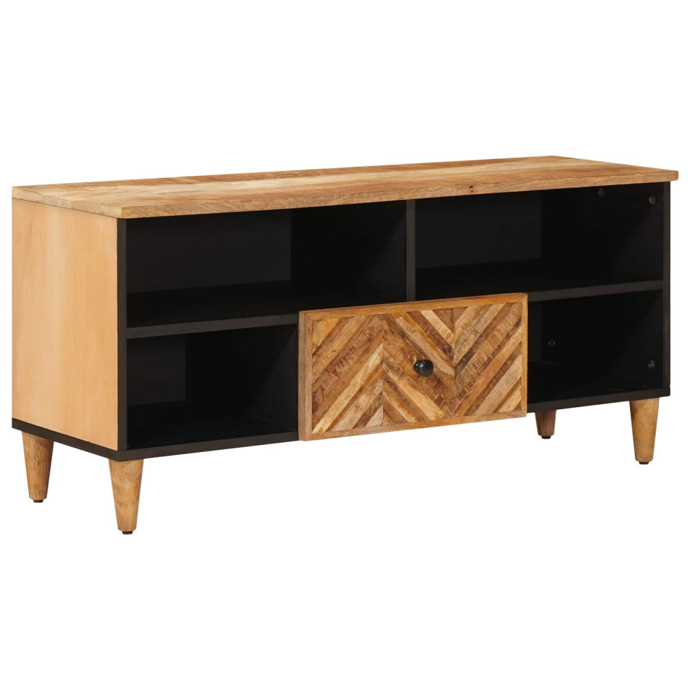 Produktbild för Förvaringsskåp Brun 100 x 33,5 x 46 cm Massivt mangoträ