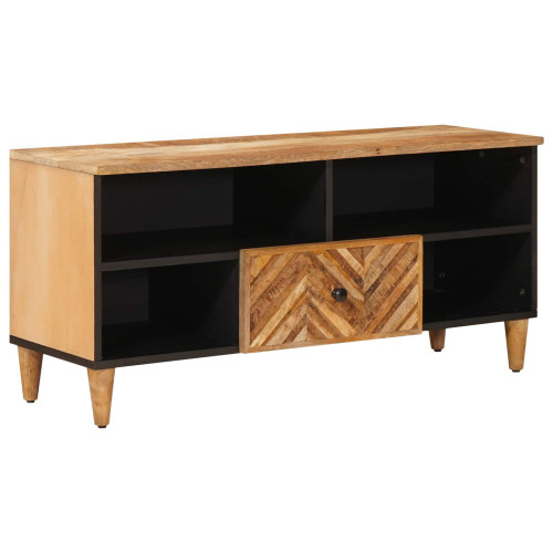 vidaXL Förvaringsskåp Brun 100 x 33,5 x 46 cm Massivt mangoträ