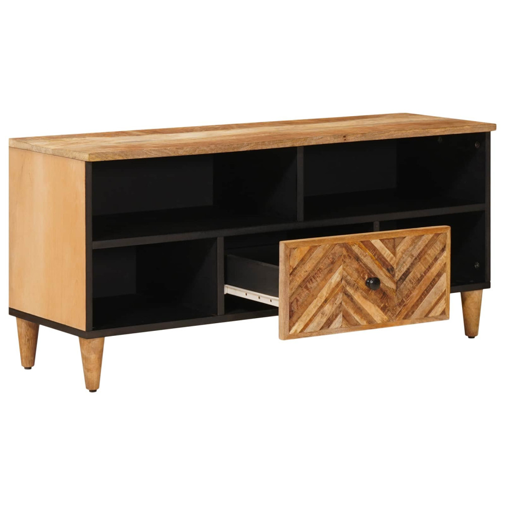 Produktbild för Förvaringsskåp Brun 100 x 33,5 x 46 cm Massivt mangoträ