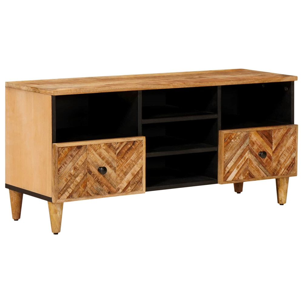Produktbild för Förvaringsskåp Brun 100 x 33,5 x 46 cm Massivt mangoträ