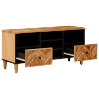 Produktbild för Förvaringsskåp Brun 100 x 33,5 x 46 cm Massivt mangoträ