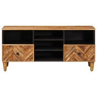 Produktbild för Förvaringsskåp Brun 100 x 33,5 x 46 cm Massivt mangoträ