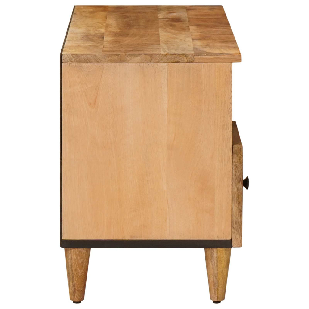 Produktbild för Förvaringsskåp Brun 100 x 33,5 x 46 cm Massivt mangoträ