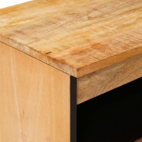 Produktbild för Förvaringsskåp med dörr Brun 60 x 33,5 x 75 cm Massivt mangoträ