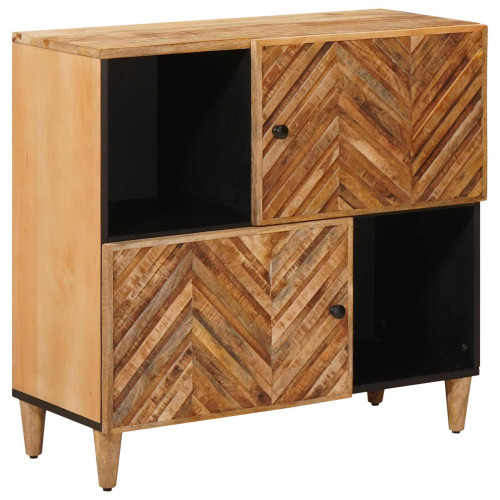 vidaXL Förvaringsskåp Brun 80 x 33,5 x 75 cm Massivt mangoträ