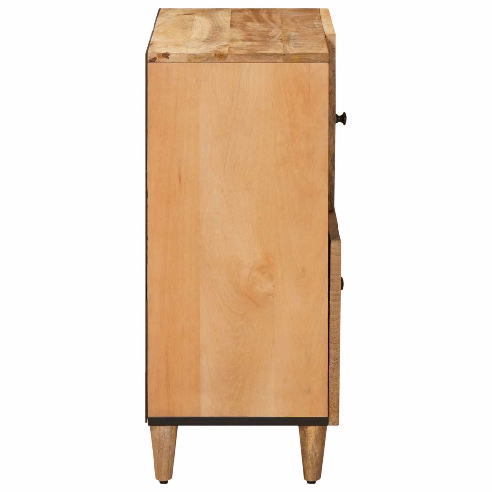 Produktbild för Förvaringsskåp Brun 80 x 33,5 x 75 cm Massivt mangoträ