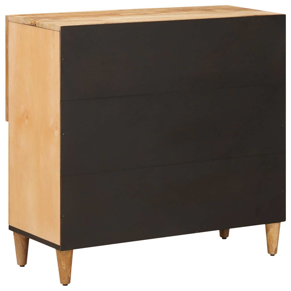 Produktbild för Förvaringsskåp Brun 80 x 33,5 x 75 cm Massivt mangoträ