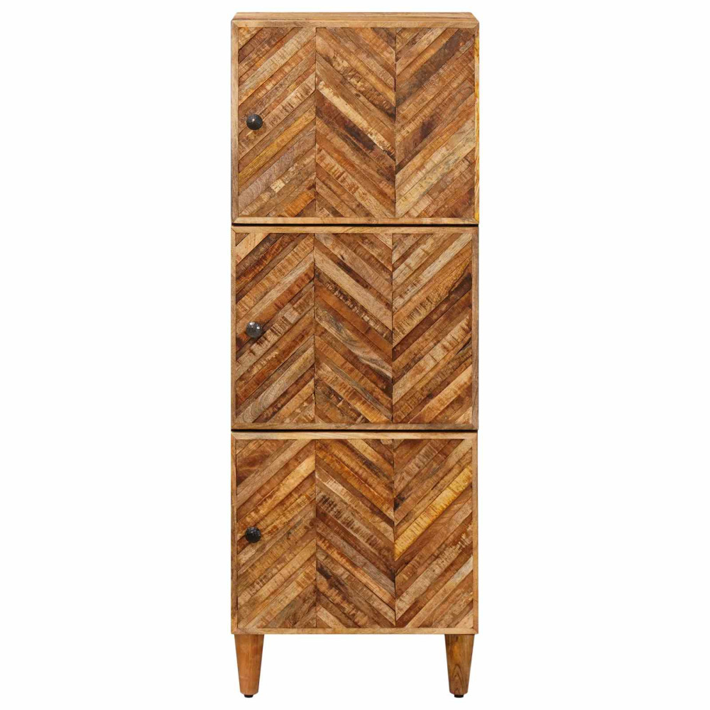Produktbild för Förvaringsskåp Brun 40 x 33,5 x 110 cm Massivt mangoträ