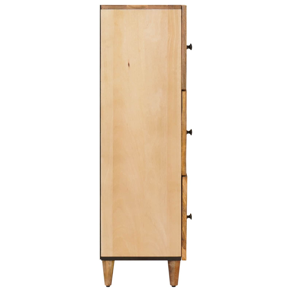 Produktbild för Förvaringsskåp Brun 40 x 33,5 x 110 cm Massivt mangoträ