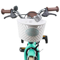 Produktbild för Barncykel 12 Tum för 2-4 åringar Havgrön