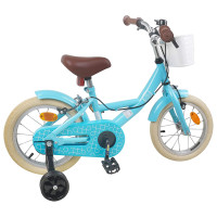 Produktbild för Barncykel 14 Tum från 3-5 år gammal Ljusblå