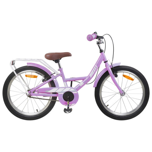 vidaXL Barncykel 20 Tum för 6-11 år gamla Lila