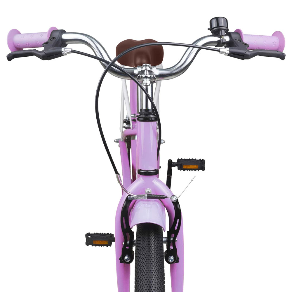 Produktbild för Barncykel 20 Tum för 6-11 år gamla Lila