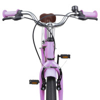 Produktbild för Barncykel 20 Tum för 6-11 år gamla Lila