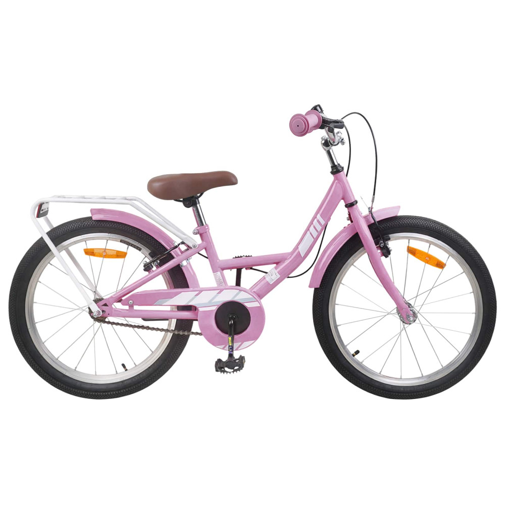 Produktbild för Barncykel 18 Tum för 5-7 år gamla Ljusrosa