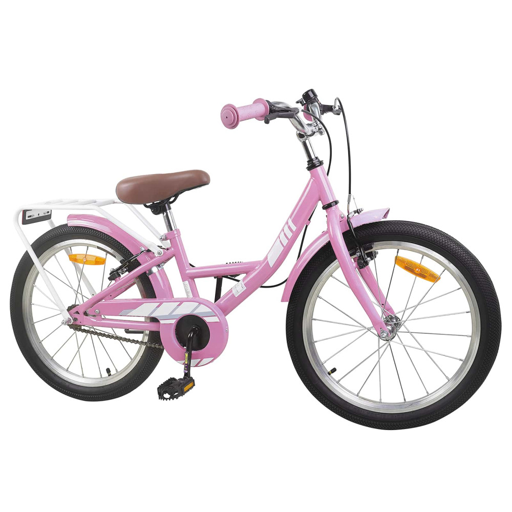 Produktbild för Barncykel 18 Tum för 5-7 år gamla Ljusrosa