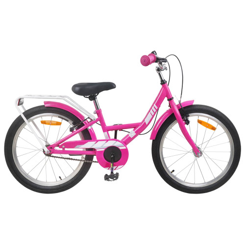 vidaXL Barncykel 18 Tum för 5-7 år gamla Rosa