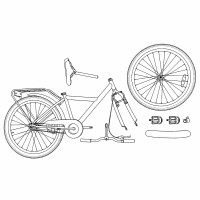 Produktbild för Barncykel 18 Tum för 5-7 år gamla Rosa