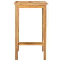 Produktbild för Barbord Naturlig 60 x 60 x 105 cm Massiv teak