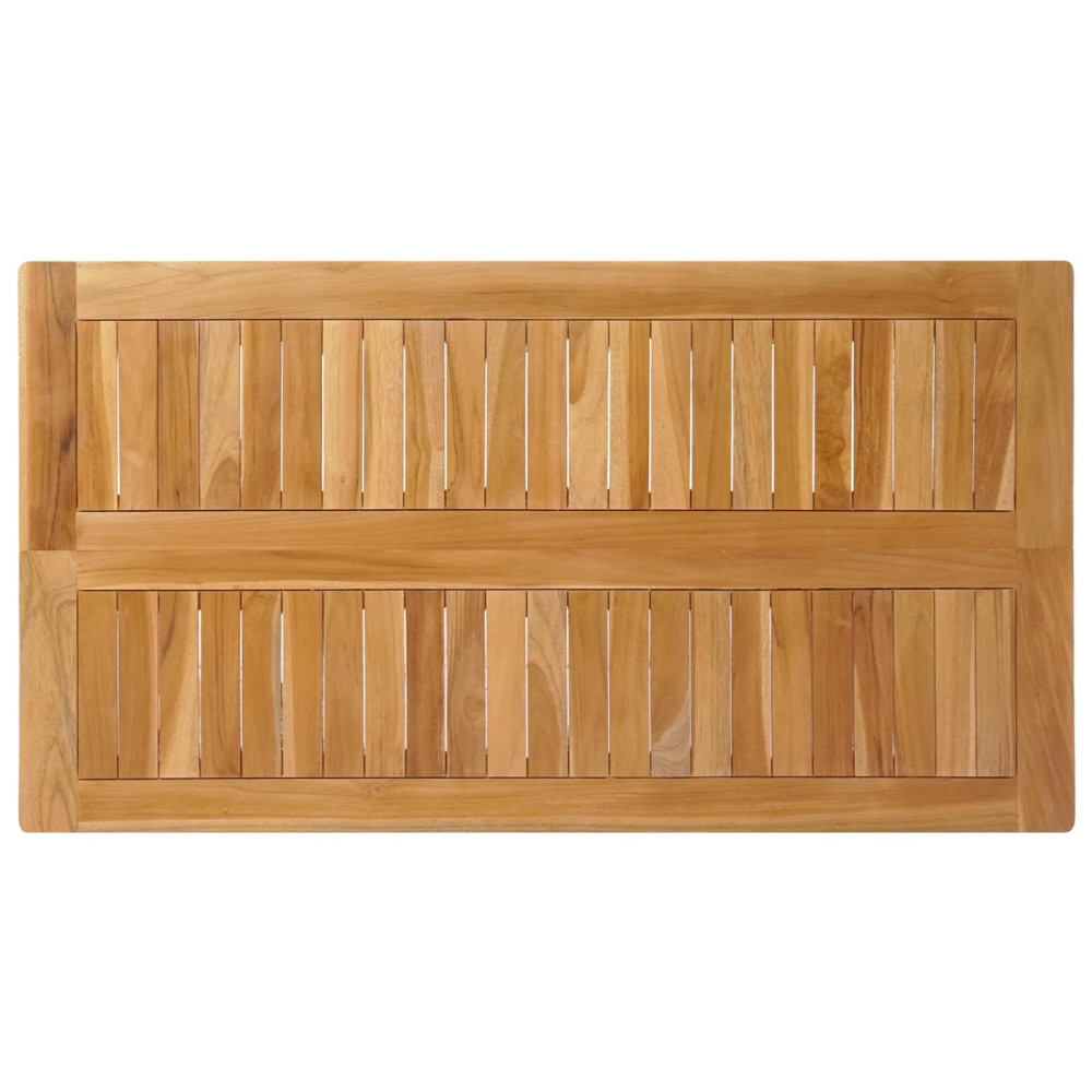 Produktbild för Barbord Naturlig 110 x 60 x 105 cm Massiv teak