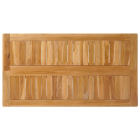 Produktbild för Barbord Naturlig 110 x 60 x 105 cm Massiv teak