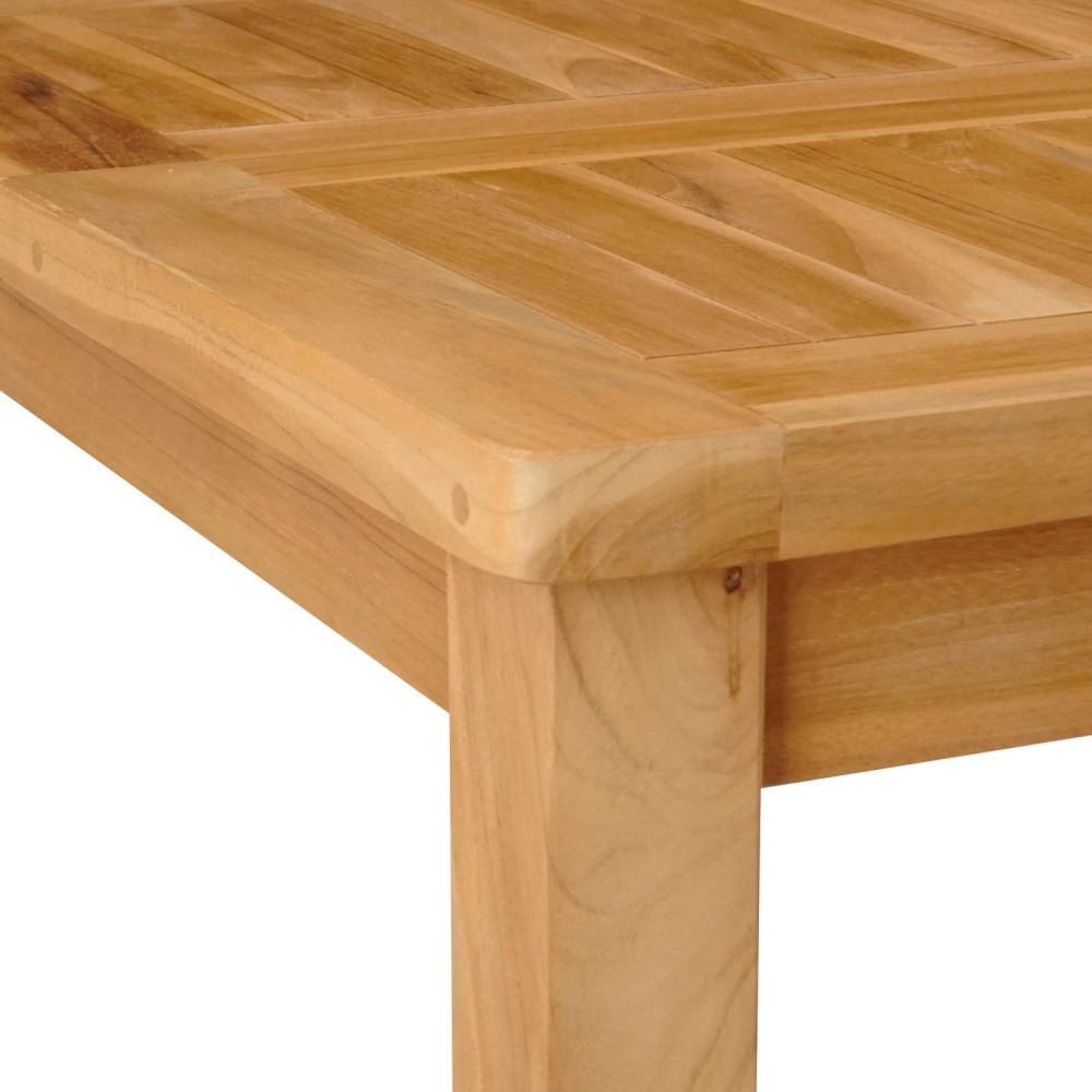 Produktbild för Barbord Naturlig 110 x 60 x 105 cm Massiv teak