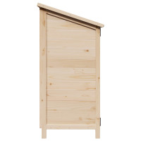 Produktbild för Trädgårdshus med tak Naturlig 59 x 56 x 113,5 cm Massivt Furu