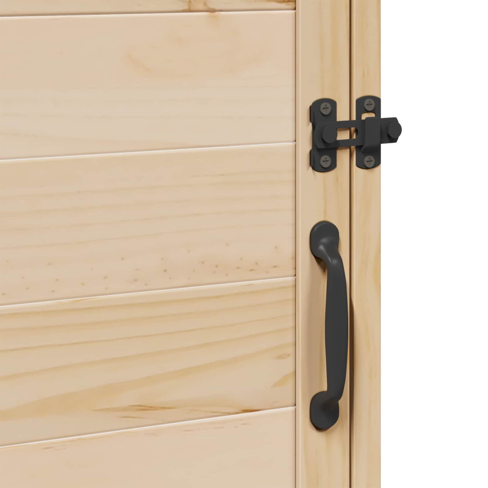 Produktbild för Trädgårdshus med tak Naturlig 59 x 56 x 113,5 cm Massivt Furu