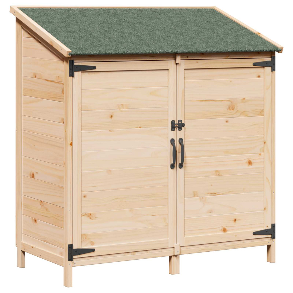 Produktbild för Trädgårdshus Naturlig 106,5 x 56 x 113,5 cm Massivt Furu