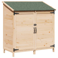 Produktbild för Trädgårdshus Naturlig 106,5 x 56 x 113,5 cm Massivt Furu