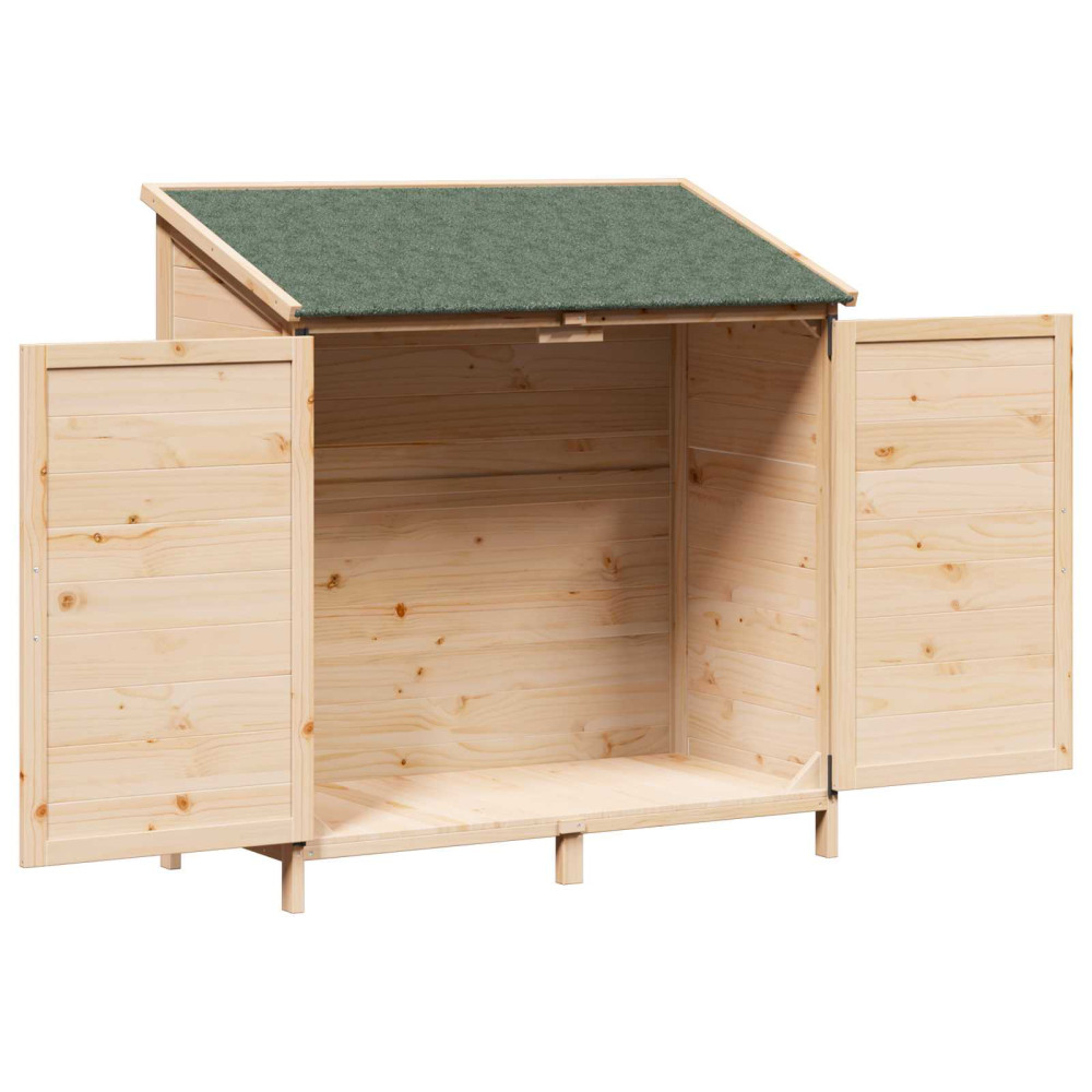 Produktbild för Trädgårdshus Naturlig 106,5 x 56 x 113,5 cm Massivt Furu