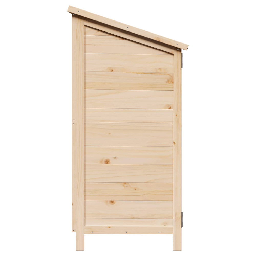 Produktbild för Trädgårdshus Naturlig 106,5 x 56 x 113,5 cm Massivt Furu