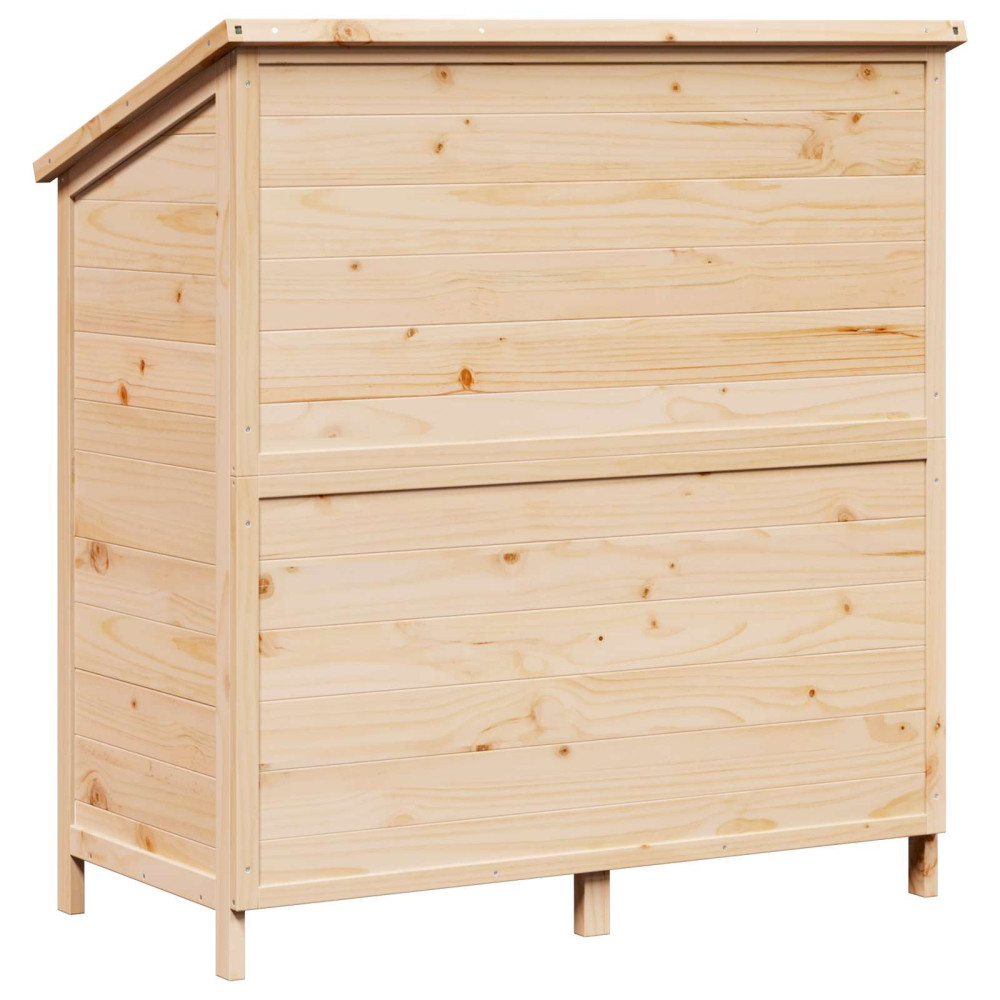 Produktbild för Trädgårdshus Naturlig 106,5 x 56 x 113,5 cm Massivt Furu
