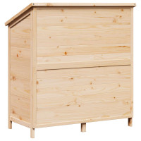Produktbild för Trädgårdshus Naturlig 106,5 x 56 x 113,5 cm Massivt Furu