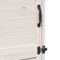 Produktbild för Trädgårdshus Vit 59,5 x 56 x 176,5 cm Konstruerat trä