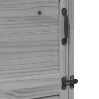 Produktbild för Trädgårdshus Grå 59,5 x 56 x 176,5 cm Konstruerat trä