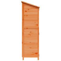 Produktbild för Trädgårdshus med tak Brun 106,5 x 56 x 176 cm Massivt Furu