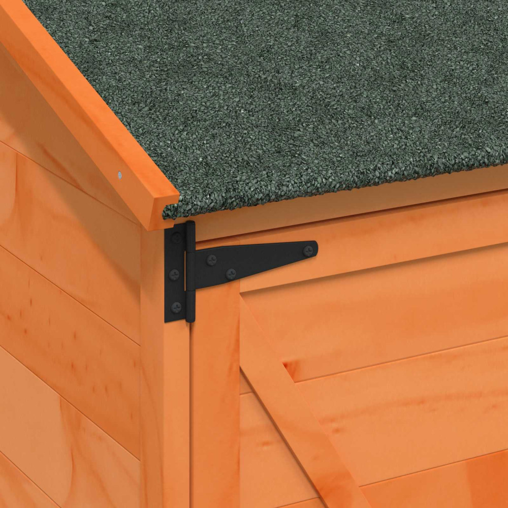 Produktbild för Trädgårdshus med tak Brun 59,5 x 56 x 113,5 cm Massivt Furu