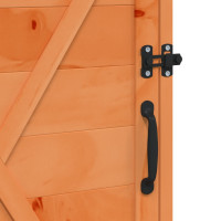 Produktbild för Trädgårdshus med tak Brun 59,5 x 56 x 113,5 cm Massivt Furu