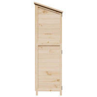 Produktbild för Trädgårdshus med tak Naturlig 106 x 56 x 176,5 cm Massivt Furu