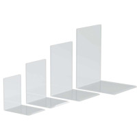 Produktbild för MAUL bokplattor i akryl, kristallklara, 150 x 160 x 210 mm f...