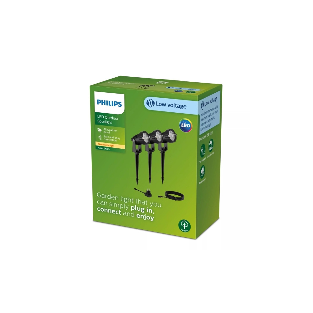 Produktbild för Philips Caper markspottar/spettlampor 1,5W, Markbelysning ut...