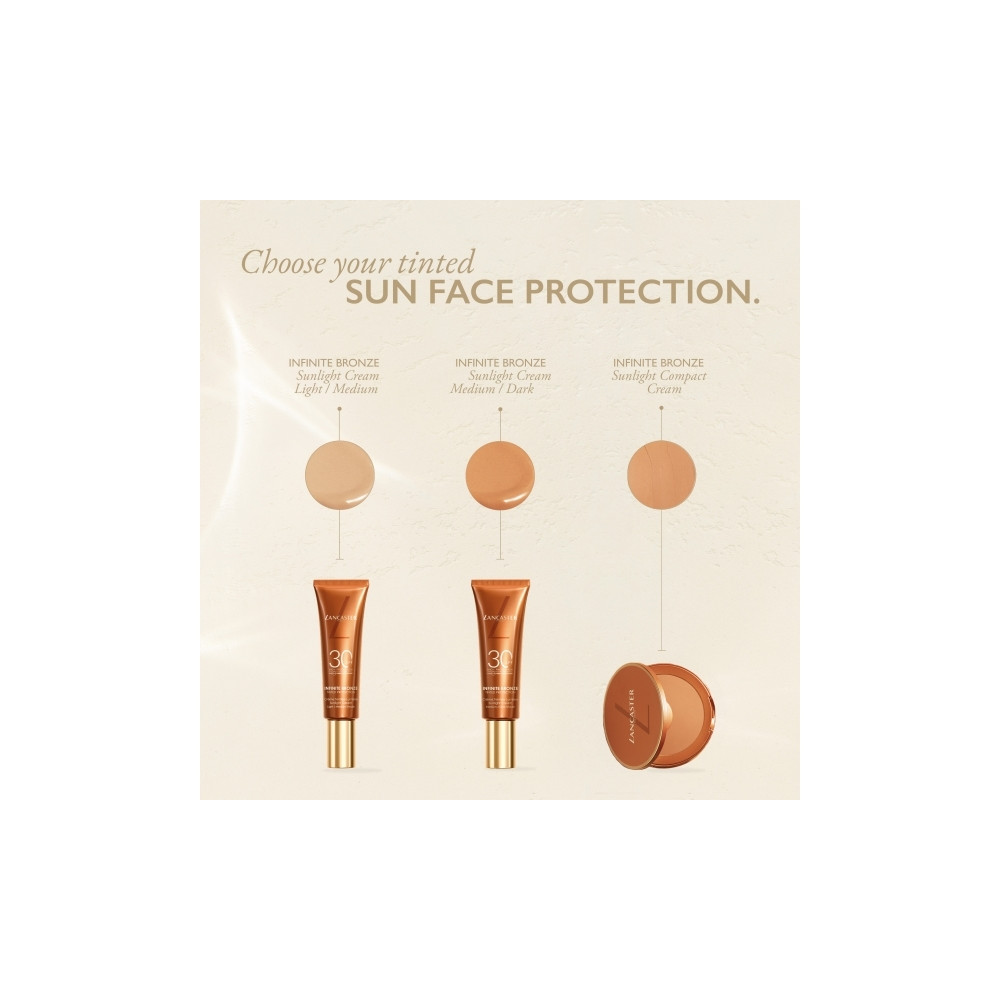 Produktbild för Lancaster Infinite Bronze tinted skydd SPF 30 (Light/Medium)...