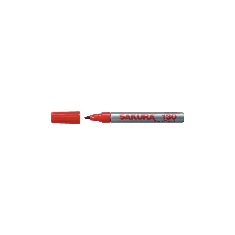 Produktbild för SAKURA Permanent Marker Pen-touch 130, 1,2 mm, röd, fiberspe...