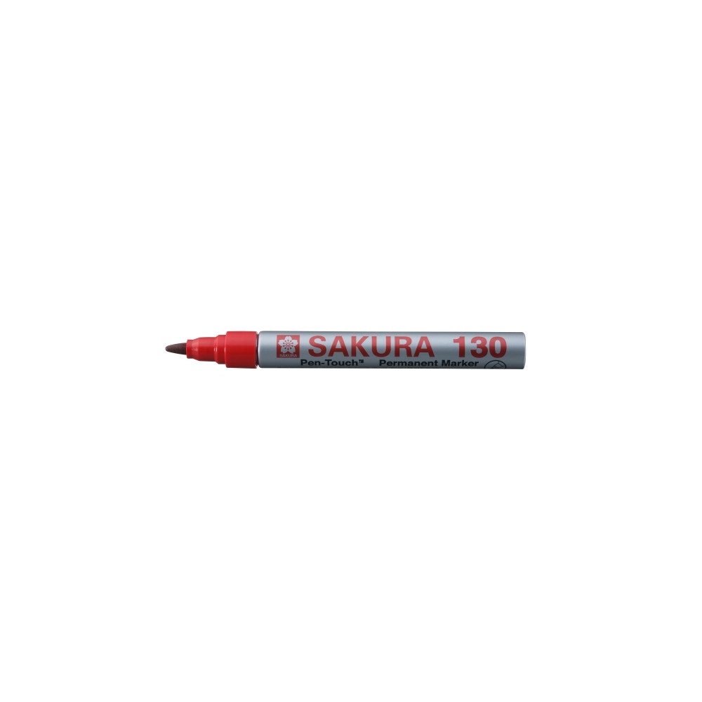 Produktbild för SAKURA Permanent Marker Pen-touch 130, 1,2 mm, röd, fiberspe...