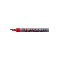 Produktbild för SAKURA Permanent Marker Pen-touch 130, 1,2 mm, röd, fiberspe...