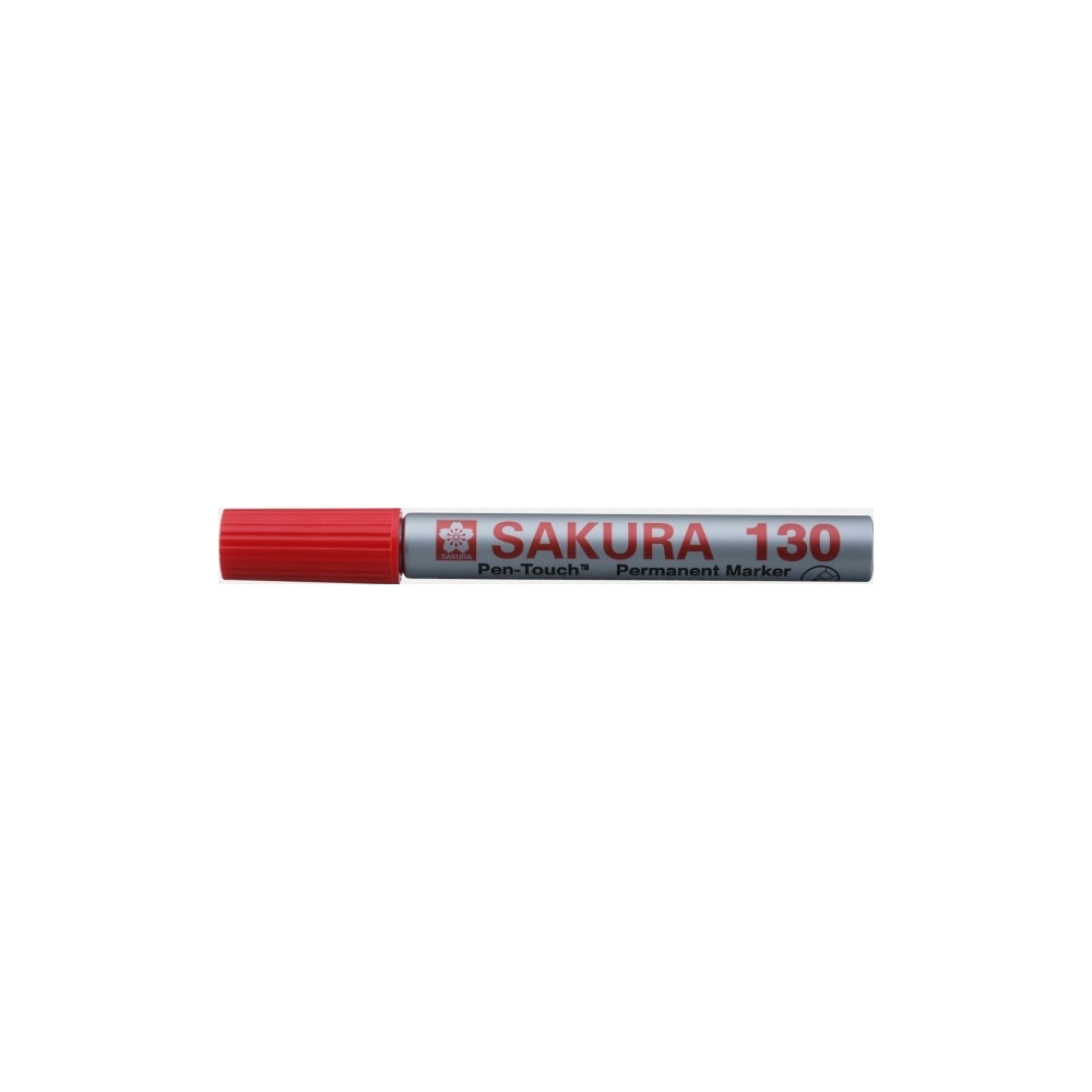 Produktbild för SAKURA Permanent Marker Pen-touch 130, 1,2 mm, röd, fiberspe...