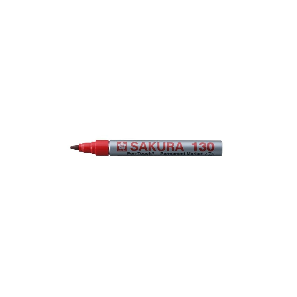 Produktbild för SAKURA Permanent Marker Pen-touch 130, 1,2 mm, röd, fiberspe...