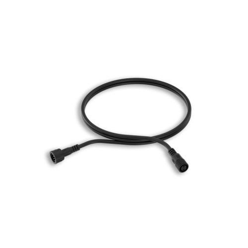 Philips Philips Förlängningssladd 2 m, Svart, Polyvinylklorid (PVC),...