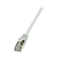 Produktbild för LogiLink patch-kabel - 3 m - grå